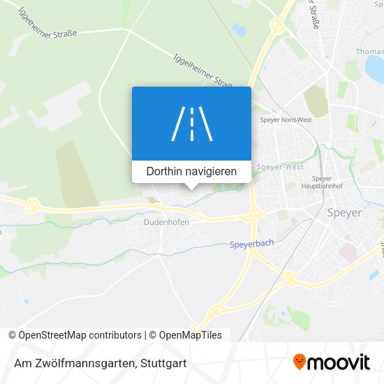 Am Zwölfmannsgarten Karte