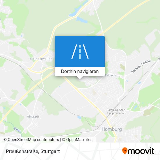 Preußenstraße Karte