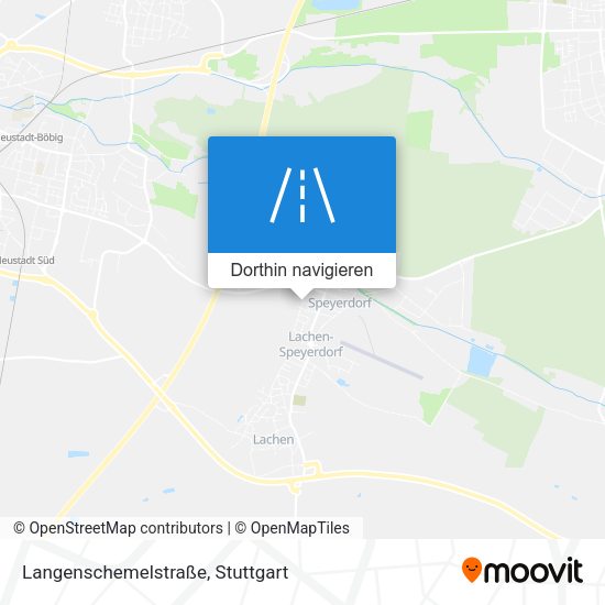 Langenschemelstraße Karte