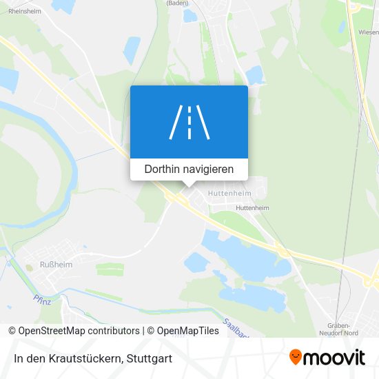 In den Krautstückern Karte