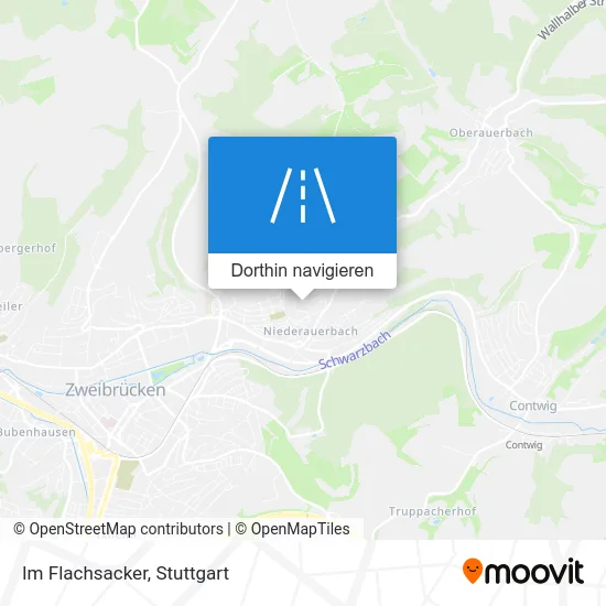 Im Flachsacker Karte