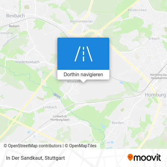 In Der Sandkaut Karte