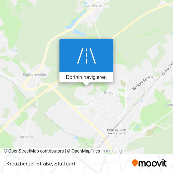 Kreuzberger Straße Karte