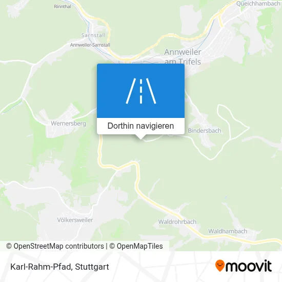 Karl-Rahm-Pfad Karte