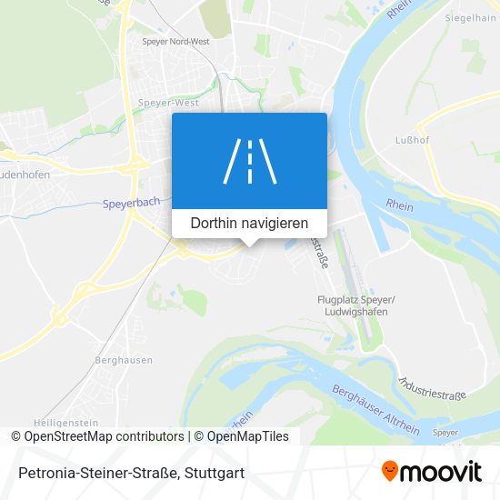 Petronia-Steiner-Straße Karte