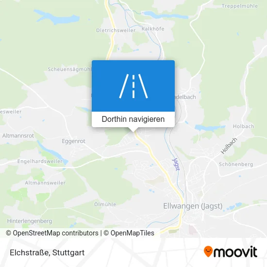 Elchstraße Karte