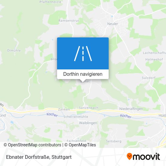 Ebnater Dorfstraße Karte