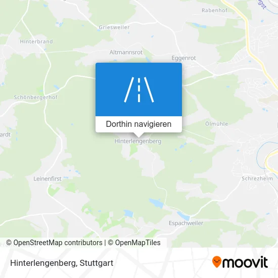 Hinterlengenberg Karte