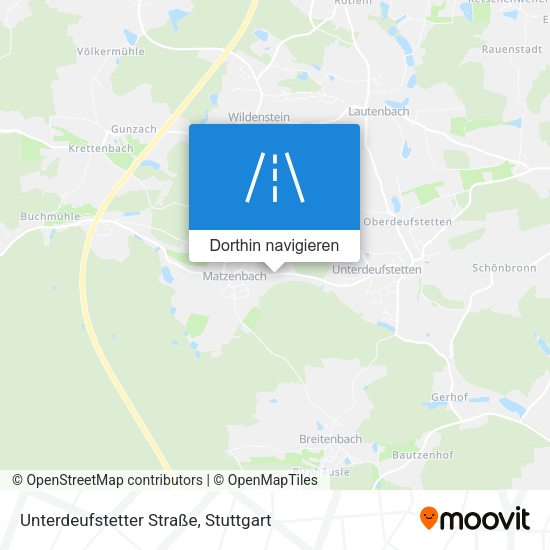 Unterdeufstetter Straße Karte