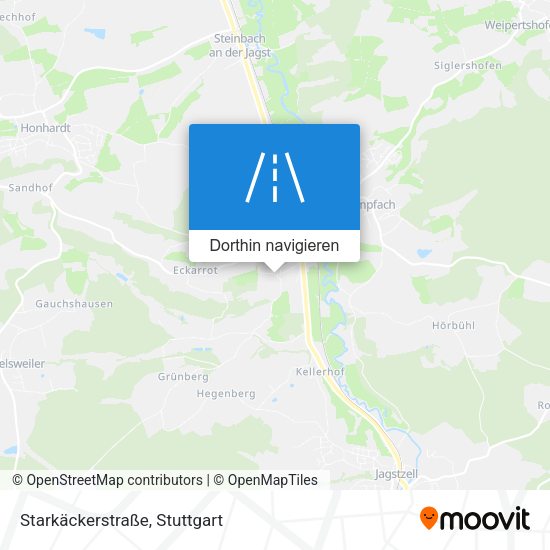 Starkäckerstraße Karte