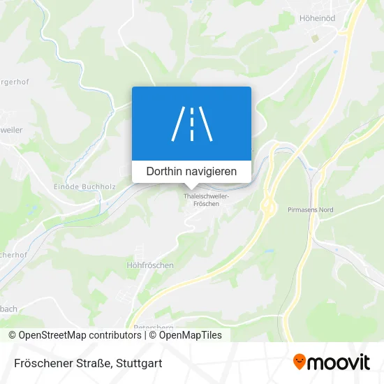 Fröschener Straße Karte