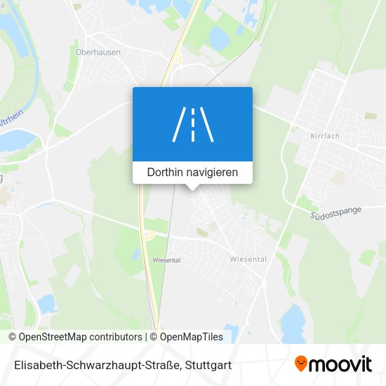 Elisabeth-Schwarzhaupt-Straße Karte