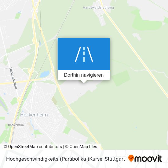 Hochgeschwindigkeits-(Parabolika-)Kurve Karte