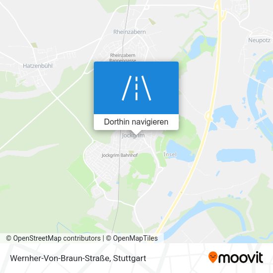 Wernher-Von-Braun-Straße Karte