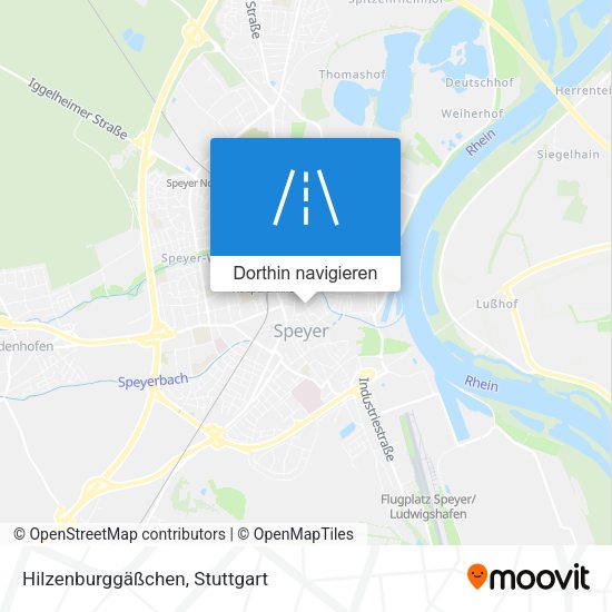 Hilzenburggäßchen Karte
