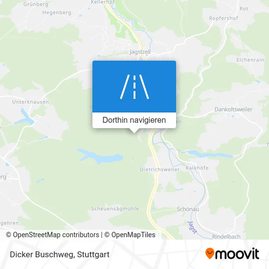 Dicker Buschweg Karte