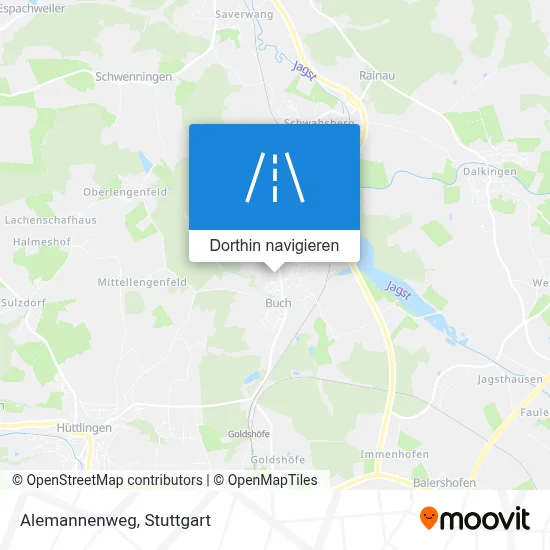 Alemannenweg Karte
