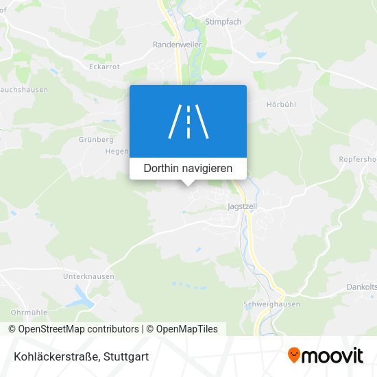 Kohläckerstraße Karte
