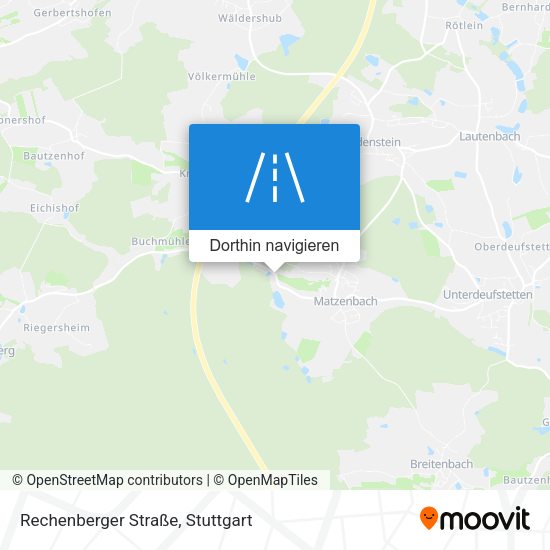 Rechenberger Straße Karte