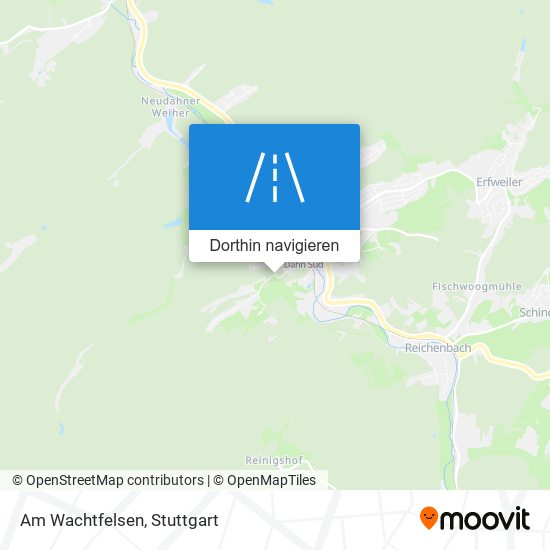 Am Wachtfelsen Karte