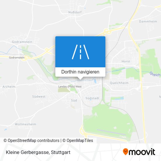 Kleine Gerbergasse Karte