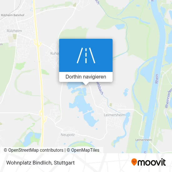 Wohnplatz Bindlich Karte