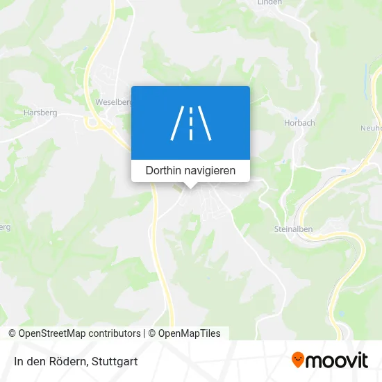 In den Rödern Karte