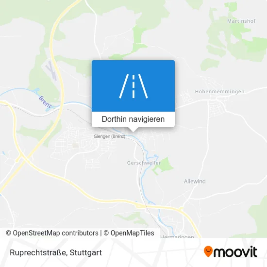 Ruprechtstraße Karte