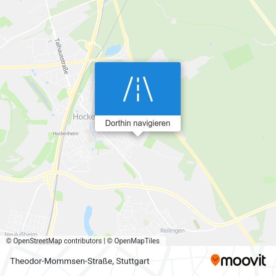 Theodor-Mommsen-Straße Karte