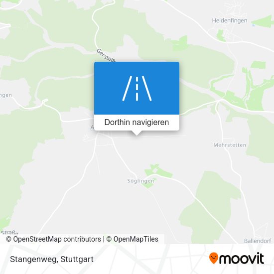 Stangenweg Karte