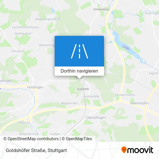 Goldshöfer Straße Karte