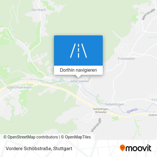 Vordere Schöbstraße Karte