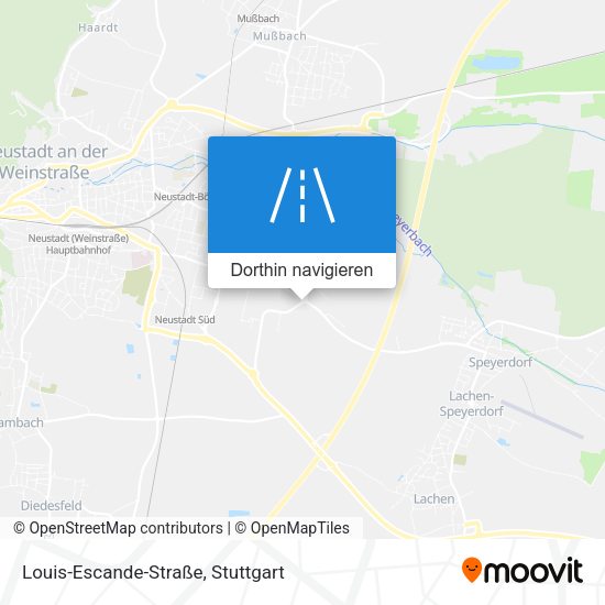 Louis-Escande-Straße Karte