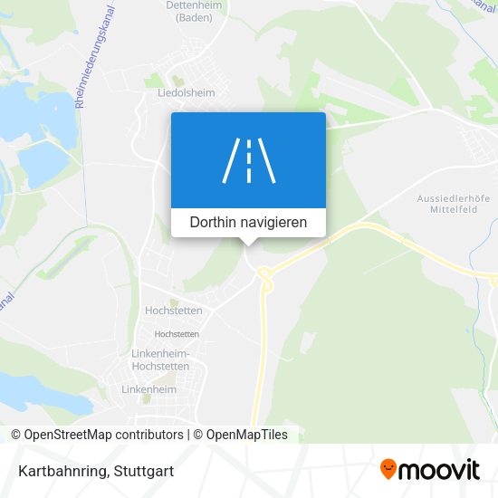 Kartbahnring Karte