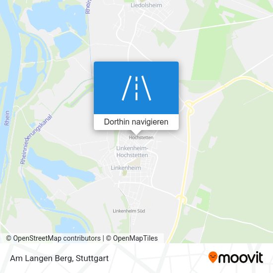 Am Langen Berg Karte