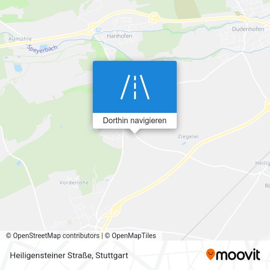 Heiligensteiner Straße Karte