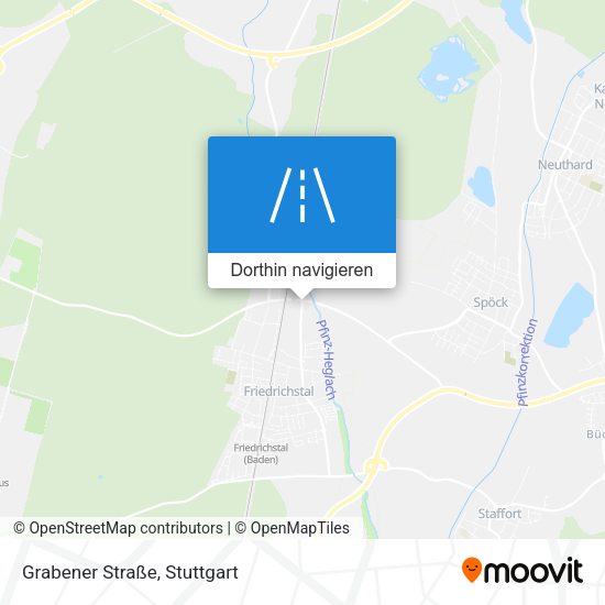 Grabener Straße Karte