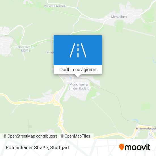 Rotensteiner Straße Karte