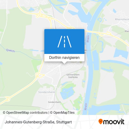 Johannes-Gutenberg-Straße Karte