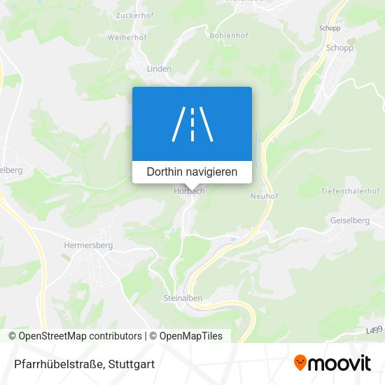 Pfarrhübelstraße Karte