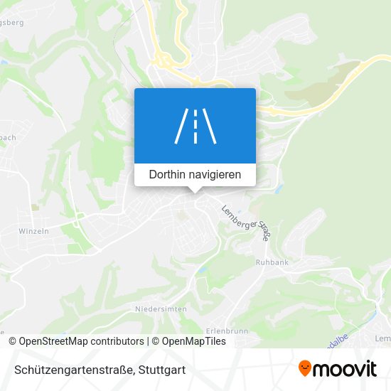 Schützengartenstraße Karte