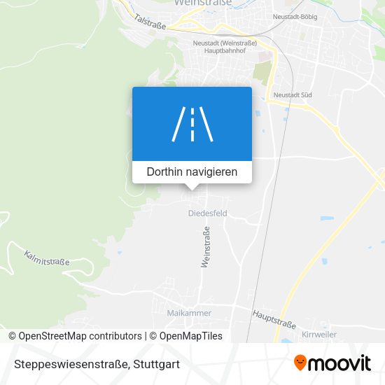 Steppeswiesenstraße Karte