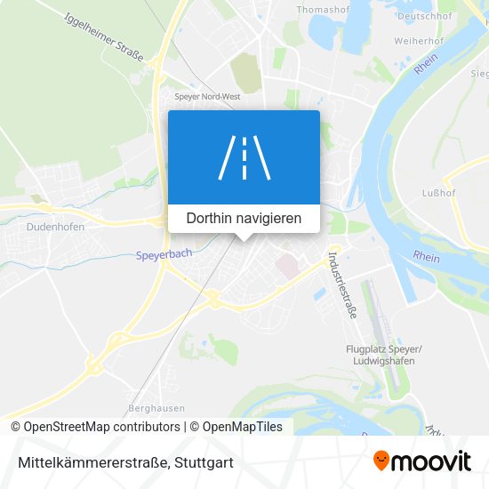 Mittelkämmererstraße Karte