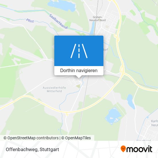 Offenbachweg Karte