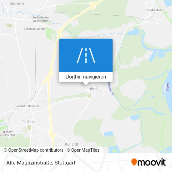 Alte Magazinstraße Karte