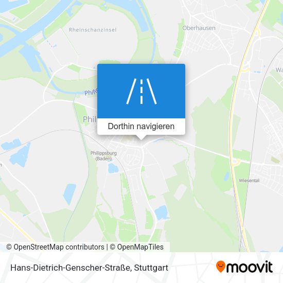 Hans-Dietrich-Genscher-Straße Karte
