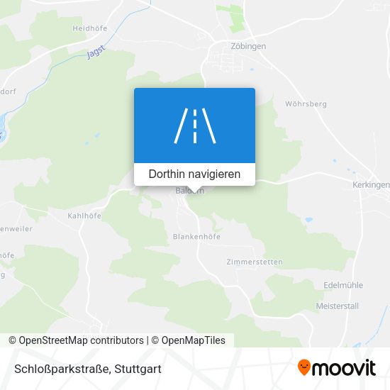 Schloßparkstraße Karte