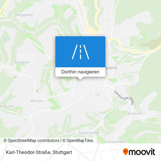 Karl-Theodor-Straße Karte