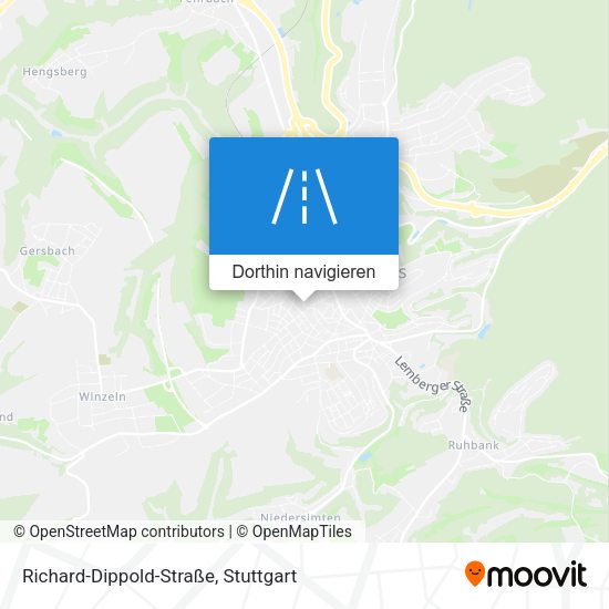 Richard-Dippold-Straße Karte