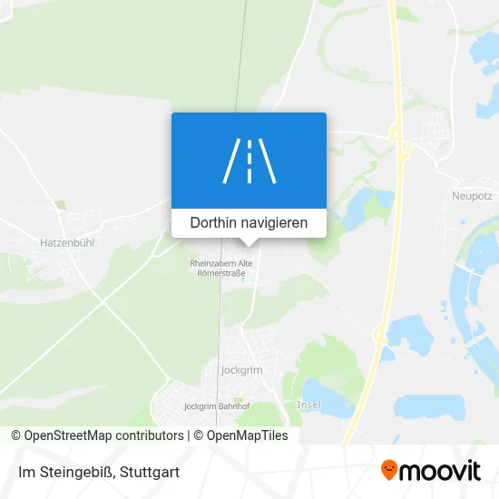 Im Steingebiß Karte